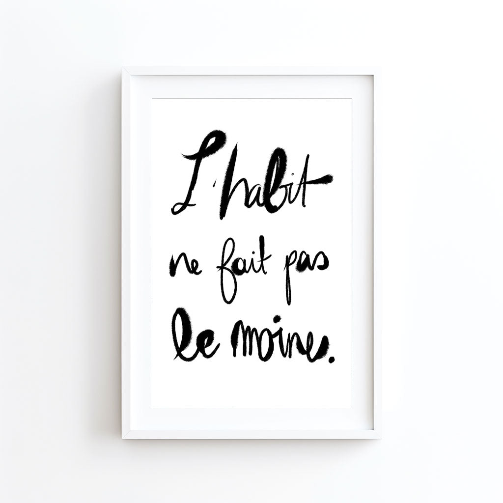 L'Habit Quote