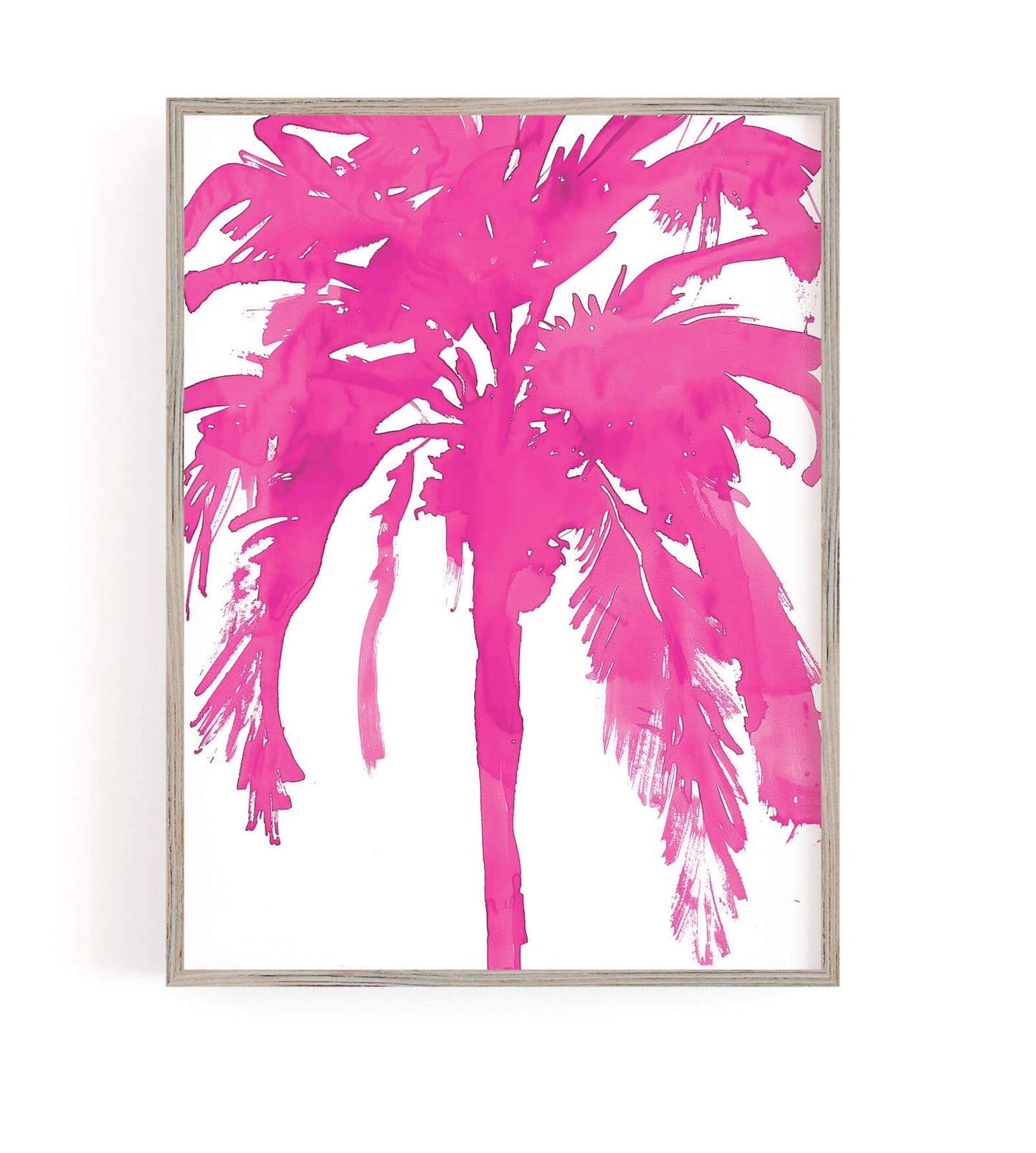 Inky Palm Tree (Hot Pink)