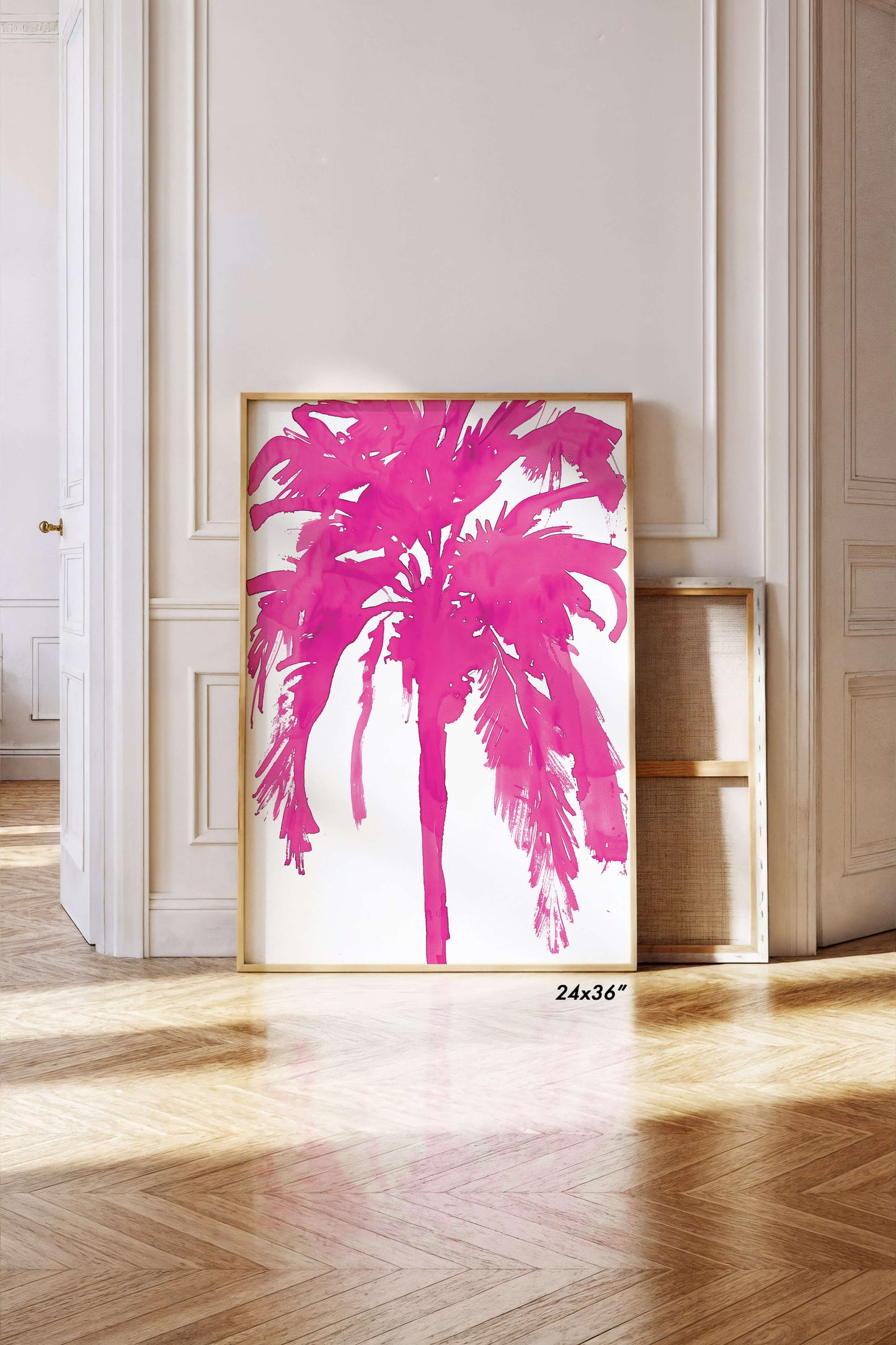 Inky Palm Tree (Hot Pink)